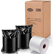 Amazon.co.jp: レシートロール紙 感熱ロール紙 58×80mm 20巻入 シー